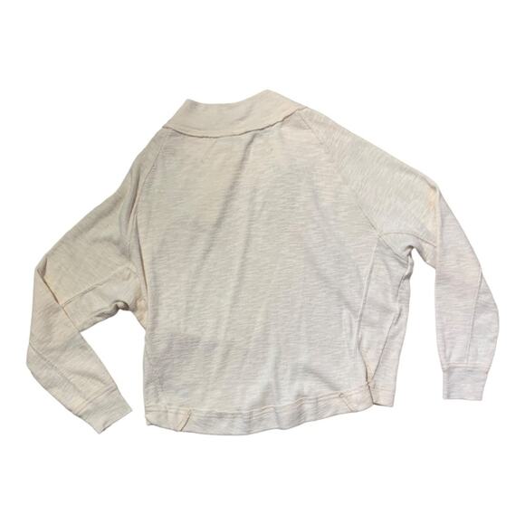 We the free womens xs extra small dalman sleeve button collar top long sleeve - Picture 2 of 7